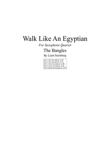 Walk Like An Egyptian (arr. Tim Curd)