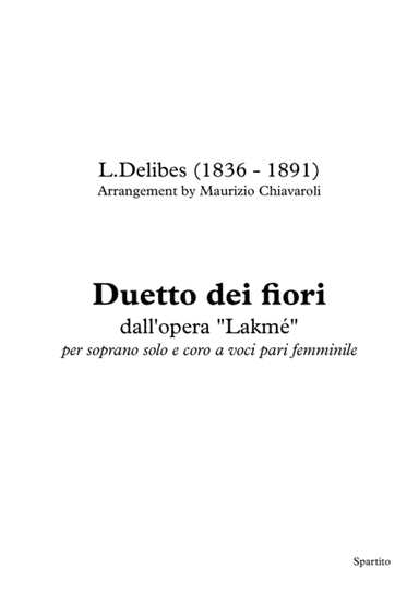 Duetto dei fiori (Flower duet) (arr. Maurizio Chiavaroli)