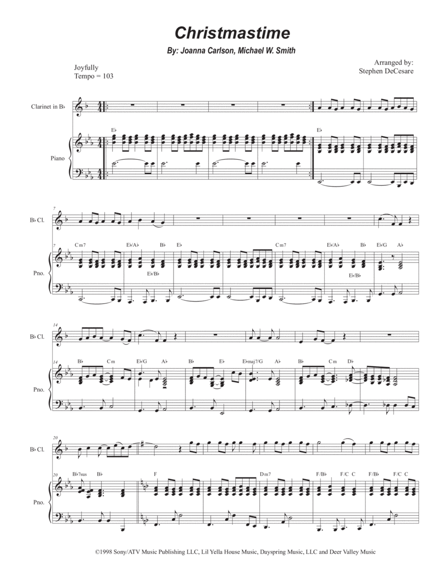 Christmastime (arr. Stephen DeCesare)
