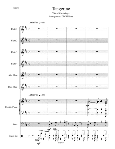 Tangerine (arr. DB Williams)