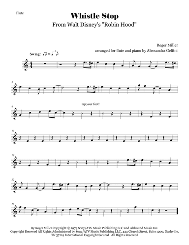 Whistle Stop (arr. Alessandra Gelfini)
