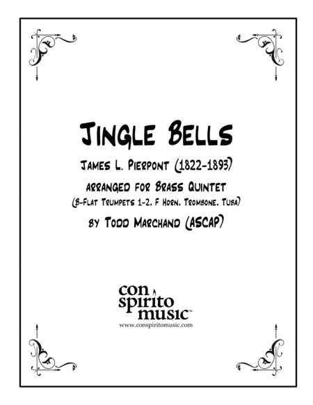 Jingle Bells - brass quintet (arr. Todd Marchand (ASCAP))