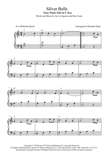 Silver Bells (arr. Miranda Wong)
