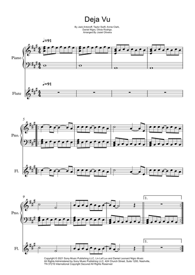 Deja Vu (arr. Josiel Oliveira)