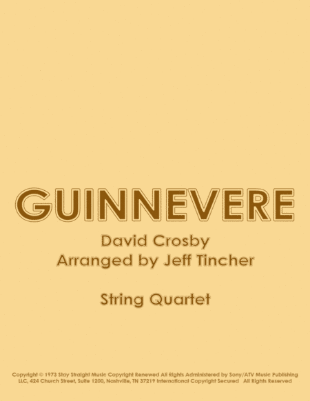 Guinnevere (arr. Jeff Tincher)