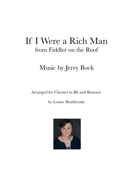 If I Were A Rich Man (arr. Louise Braithwaite)