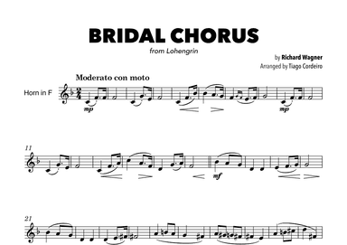Bridal Chorus (arr. Tiago Cordeiro)