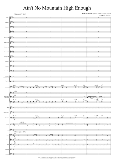 Ain't No Mountain High Enough (arr. Matt Amy)