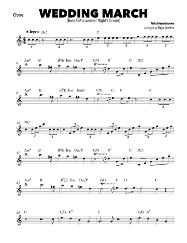 Wedding March (arr. Tiago Cordeiro)