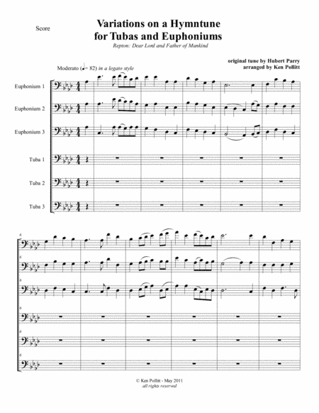 Repton Hymntune for Low Brass (arr. Ken Pollitt)