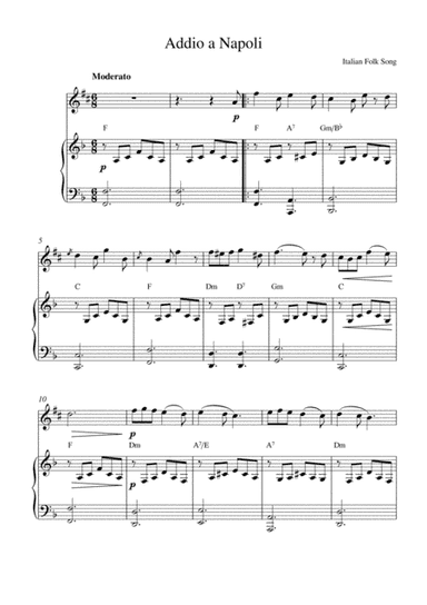 Addio a Napoli (arr. Kaiserin Rebecca)