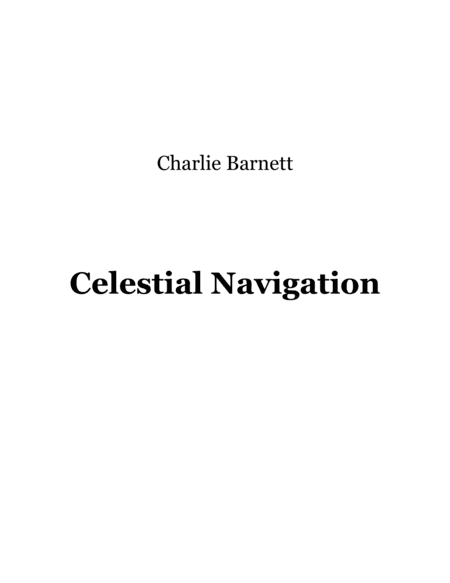 Celestial Navigation