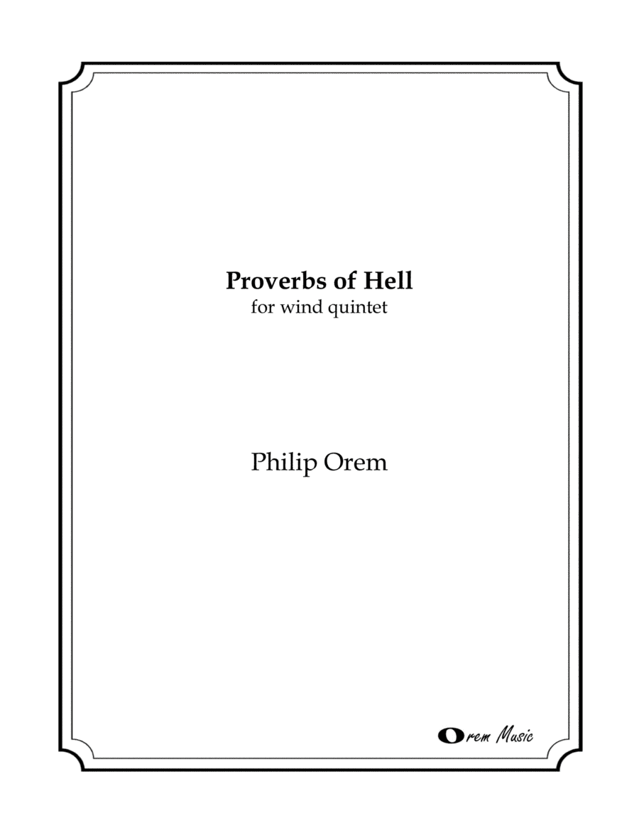 Proverbs of Hell