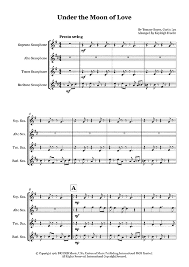 Under The Moon Of Love (arr. Kayleigh Huelin)