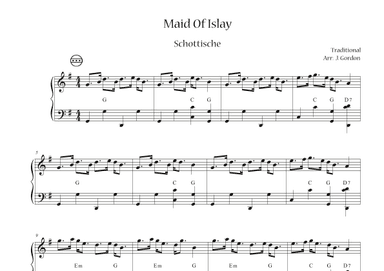 Maid Of Islay (arr. Julia Gordon)
