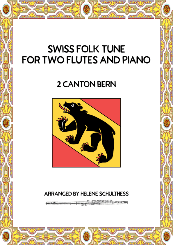 Swiss Folk Dance for two flutes and piano – 2 Canton Bern – Polka (arr. Helene Schulthess)