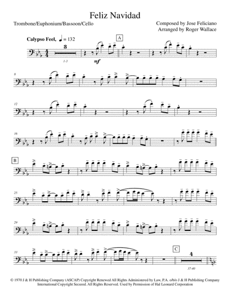 Feliz Navidad (arr. Roger Wallace)