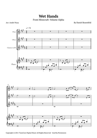 Wet Hands (arr. André Nusa)