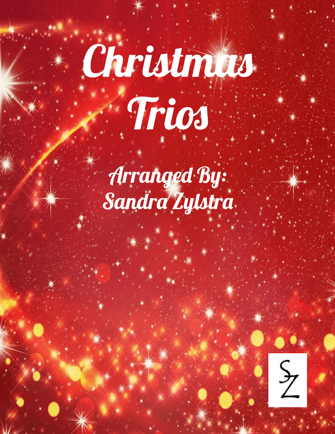 Christmas Trios -late elementary to intermediate (1 piano, 6 hands) (arr. Sandra Zylstra)