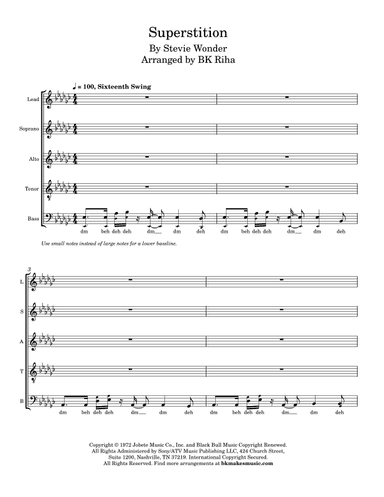 Superstition (arr. BK Riha / Brandy Kay Riha)