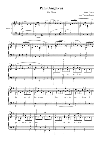 Panis Angelicus (arr. Thomas Jancso)