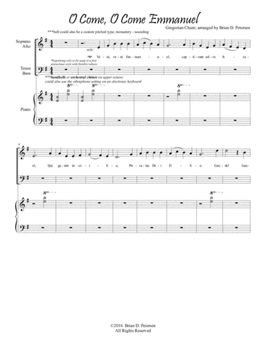 O Come, O Come, Emmanuel (arr. Brian D. Petersen)