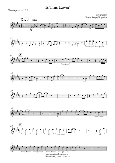 Is This Love (arr. Diego Nogueira)