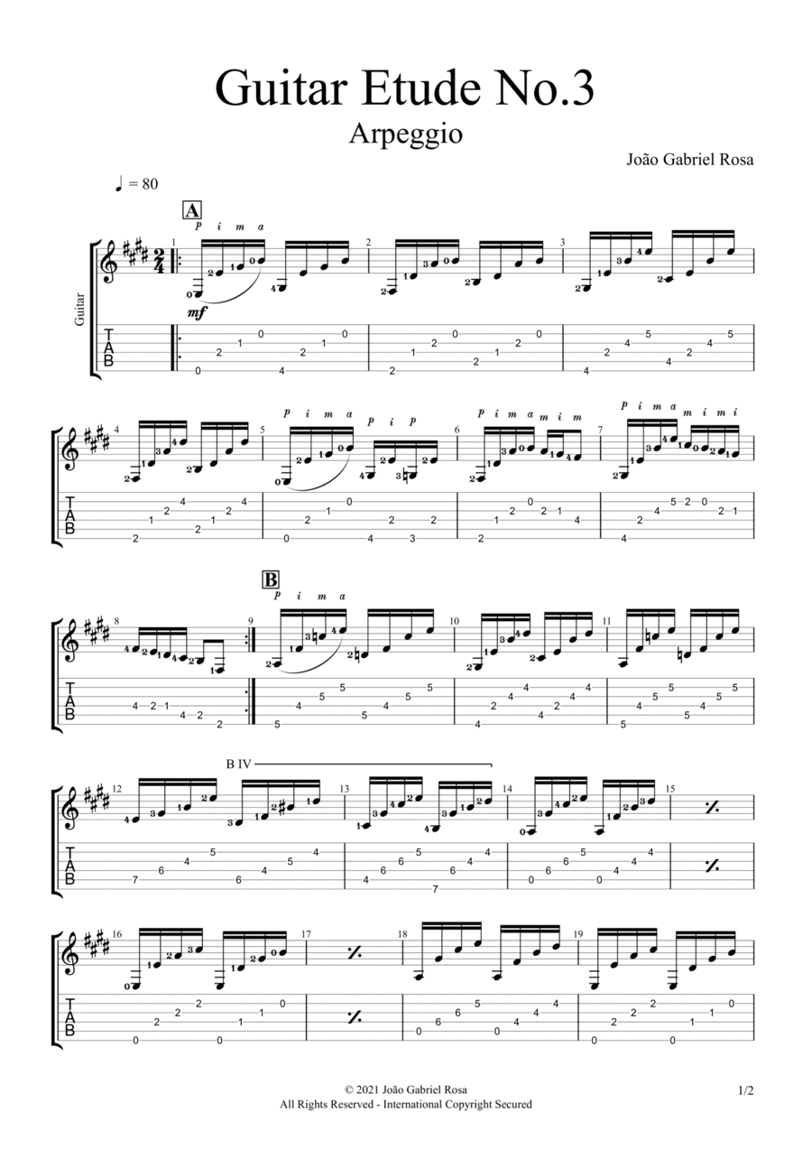 Guitar Etude No.3