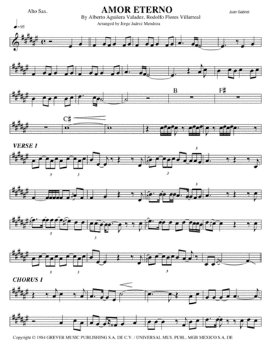 Amor Eterno (arr. Jorge Juárez)