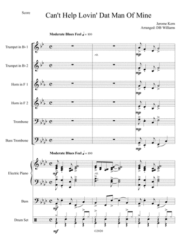 Can't Help Lovin' Dat Man (arr. DB Williams)