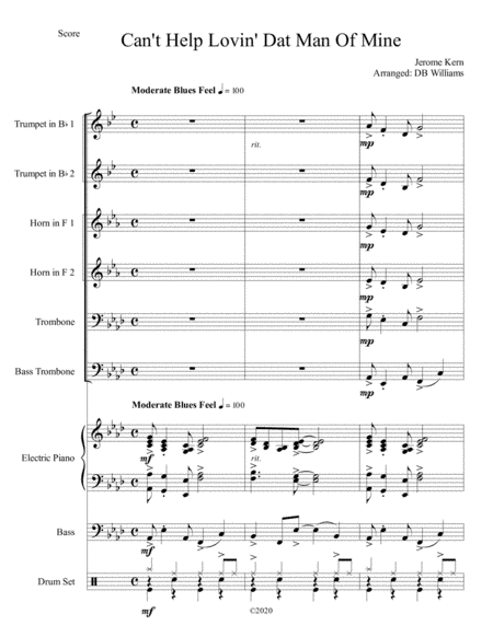 Can't Help Lovin' Dat Man (arr. DB Williams)