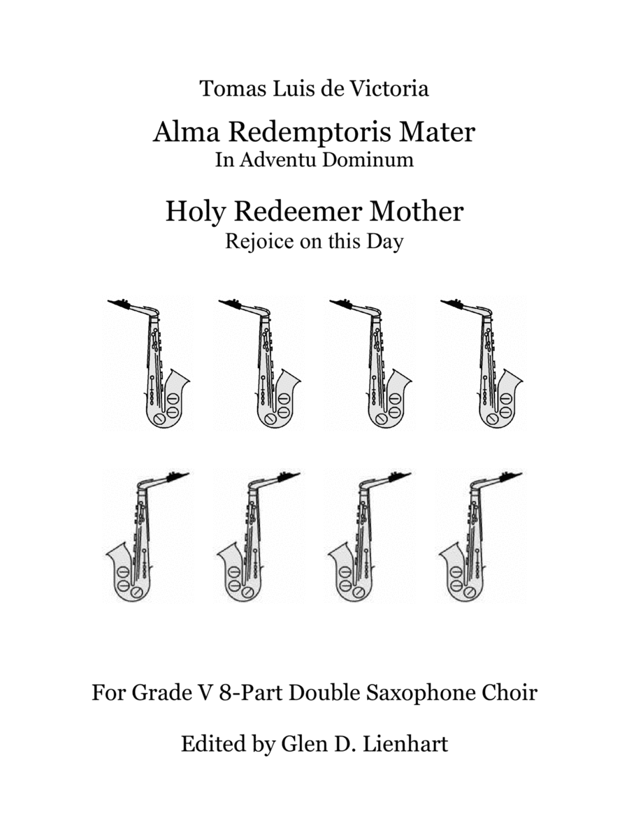 Alma Redemptoris mater (arr. Glen D. Lienhart)