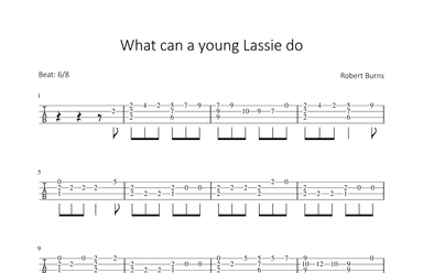 What can a young Lassie do (arr. Bettina Schipp)