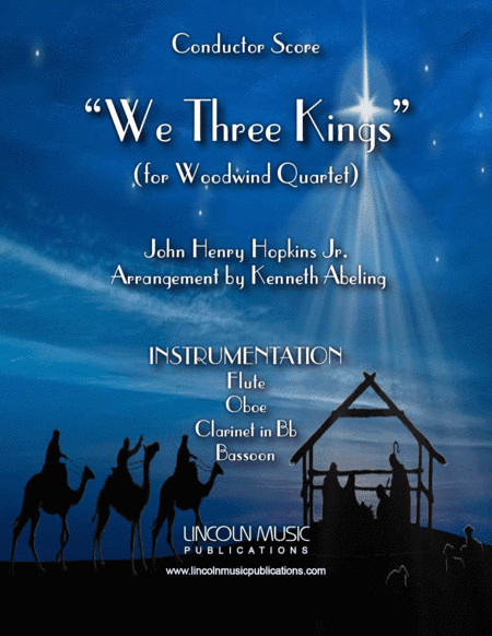 We Three Kings (for Woodwind Quartet) (arr. Kenneth Abeling)