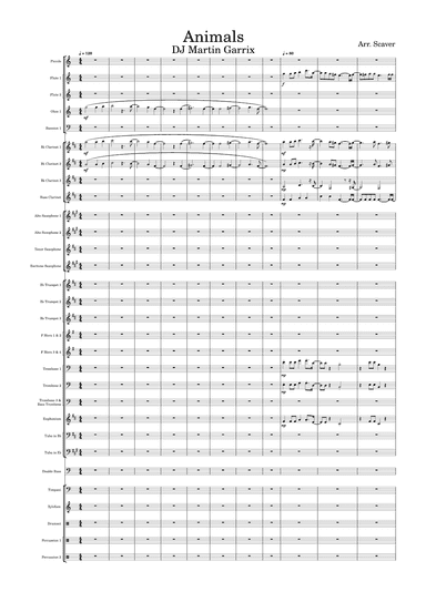 Animals (arr. Scaver)