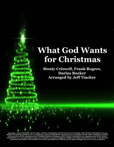 What God Wants For Christmas (arr. Jeff Tincher)