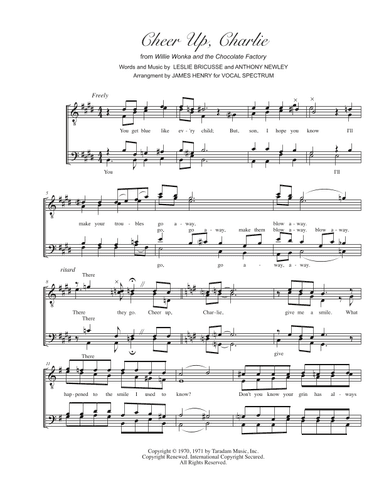 Cheer Up, Charlie (arr. James Henry)