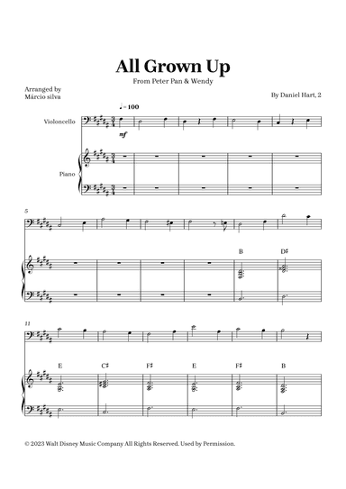 All Grown Up (arr. Márcio Silva)