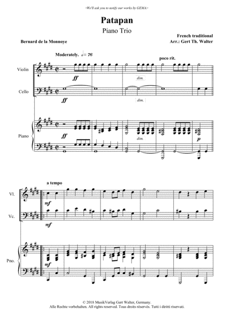 Patapan (arr. Gert Th. Walter)