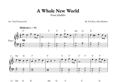 A Whole New World (arr. Tom Drummond)