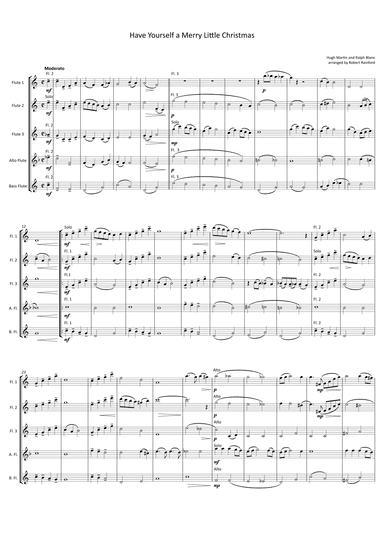 Have Yourself A Merry Little Christmas (arr. Robert Rainford)