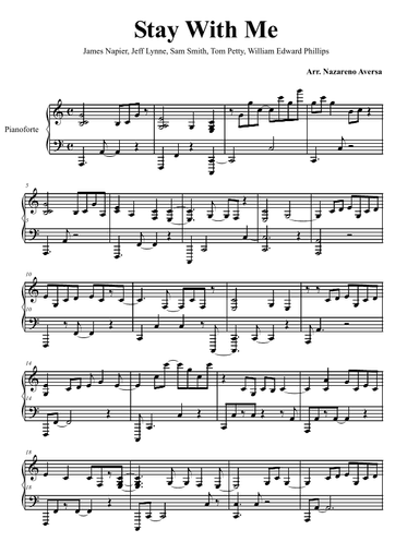 Stay With Me (arr. Nazareno Aversa)