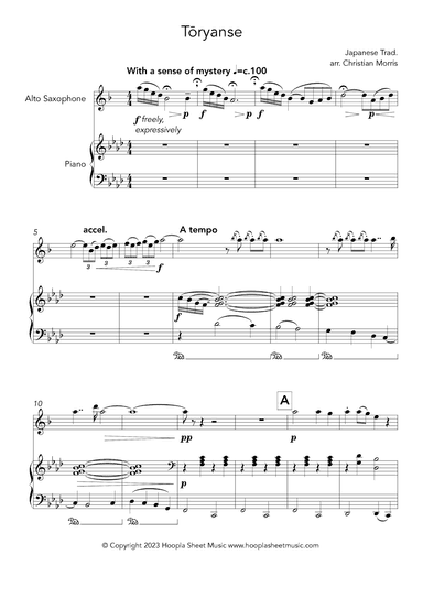 Tōryanse (通りゃんせ) (arr. Christian Morris)