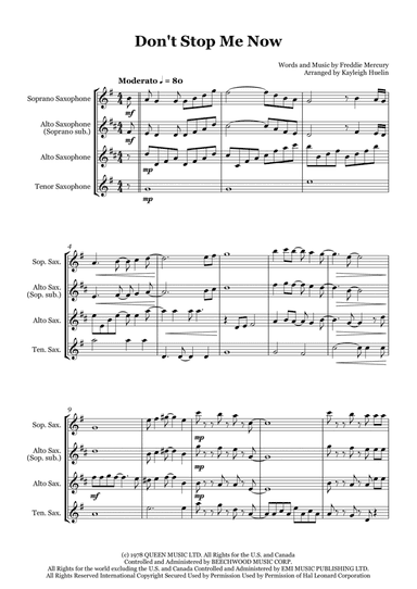Don't Stop Me Now (arr. Kayleigh Huelin)