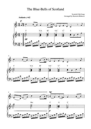 The Blue-Bells of Scotland (arr. Kaiserin Rebecca)