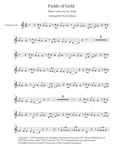 Fields Of Gold (arr. Kevin Busse)