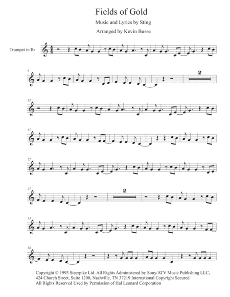Fields Of Gold (arr. Kevin Busse)