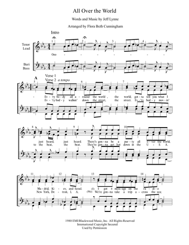 All Over The World (arr. Flora E Cunningham)