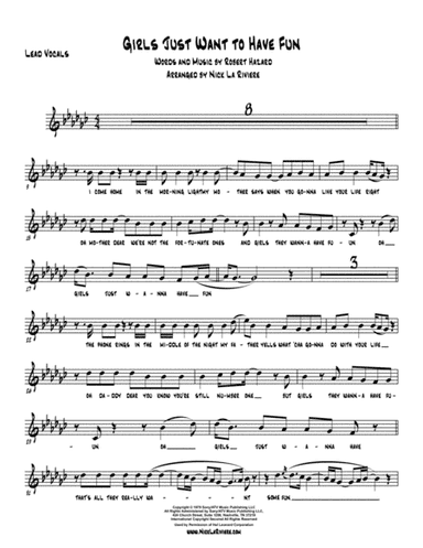 Girls Just Want To Have Fun (arr. Nick La Riviere)