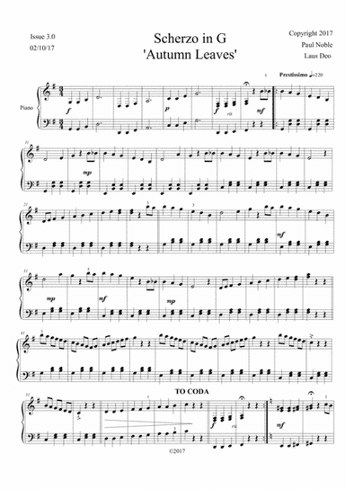 Autumn Leaves - Scherzo in G 3.0
